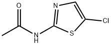2-乙酰胺基-5-氯噻唑 结构式