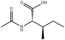 2-acetamido-3-methyl-pentanoic acid 结构式