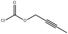 2-丁炔-1-基氯甲酸酯 结构式