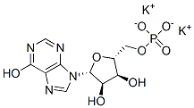 5'-肌苷酸二钾 结构式