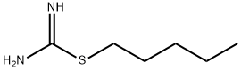 Carbamimidothioic acid S-pentyl ester 结构式