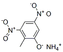 ammonium 3,5-dinitro-o-cresolate 结构式