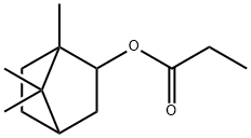 1,7,7-trimethylbicyclo[2.2.1]hept-2-yl propionate 结构式