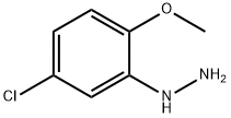 (5-CHLORO-2-METHOXYPHENYL)HYDRAZINE 结构式