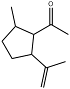 Ethanone, 1-[2-methyl-5-(1-methylethenyl)cyclopentyl]- (9CI) 结构式