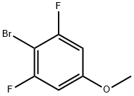 4-溴-3,5-二氟苯甲醚 结构式