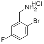 2-溴-5-氟苄胺盐酸盐 结构式