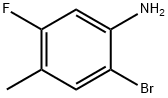 2-溴-5-氟-4-甲基苯胺 结构式