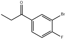 3-溴-4-氟-苯丙酮 结构式