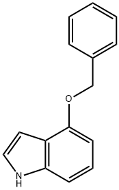 4-苄氧基吲哚 结构式