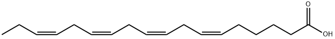 顺6,9,12,15-十八碳四烯酸 结构式