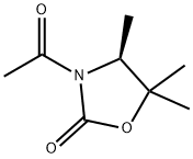 2-Oxazolidinone, 3-acetyl-4,5,5-trimethyl-, (S)- (9CI) 结构式