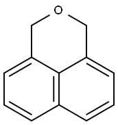 1H,3H-Naphtho[1,8-cd]pyran 结构式