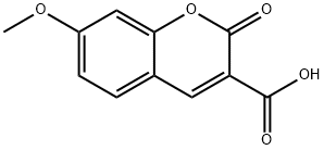7-甲氧基香豆素-3-羧酸 结构式