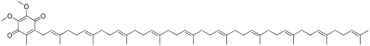 2-(3,7,11,15,19,23,27,31,35,39-decamethyltetraconta-2,6,10,14,18,22,26,30,34,38-decaenyl)-5,6-dimethoxy-3-methyl-cyclohexa-2,5-diene-1,4-dione 结构式