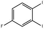 1,2-二碘-4-氟苯 结构式