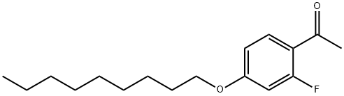 2'-FLUORO-4'-NONYLOXYACETOPHENONE 结构式