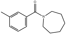 azepan-1-yl-(3-methylphenyl)methanone 结构式