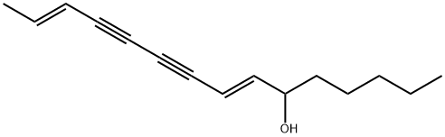 (7E,13E)-7,13-Pentadecadiene-9,11-diyn-6-ol 结构式