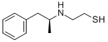 2-(d-alpha-Methylphenethylamino)ethanethiol 结构式