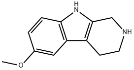 2,3,4,9-四氢-6-甲氧基-1H-吡咯[3,4-B]吲哚 结构式