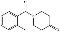 1-(2-甲基苯基)哌啶-4-酮 结构式