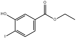 3-羟基-4-碘苯甲酸乙酯 结构式