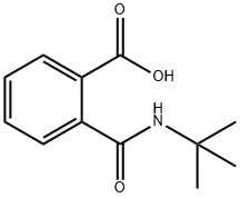 2-(叔丁基氨基甲酰基)安息香酸 结构式