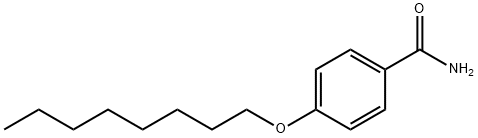 4-N-OCTYLOXYBENZAMIDE 结构式