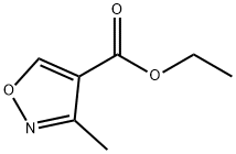 3-甲基异唑-4-甲酸乙酯 结构式