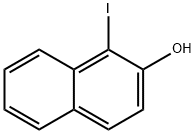 1-碘-2-萘酚 结构式