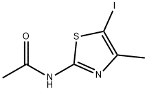 N-(5-碘-4-甲基噻唑-2-基)乙酰胺 结构式