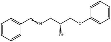(2R)-苄氨基-3-苯氧基-2-丙醇 结构式