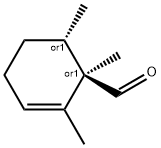 2-Cyclohexene-1-carboxaldehyde, 1,2,6-trimethyl-, trans- (9CI) 结构式