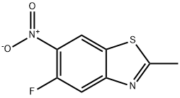 Benzothiazole, 5-fluoro-2-methyl-6-nitro- (9CI) 结构式