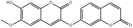 西瑞香素 结构式