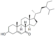 7-酮基-Β-谷甾醇 结构式
