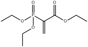 2-(二乙氧基磷酰基)丙-2-烯酸乙酯 结构式