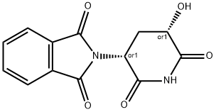 沙利度胺/5'-羟基-N-(2,6-二氧代-3-哌啶基)-邻苯二甲酰亚胺 结构式