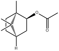 1-乙酸冰片酯 结构式