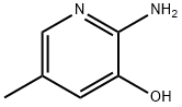2-氨基-3-羟基-5-甲基吡啶 结构式
