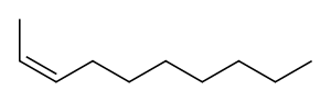 顺-2-癸烯 结构式