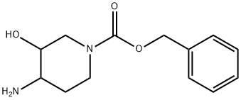 4-Amino-1-Cbz-3-hydroxypiperidine 结构式