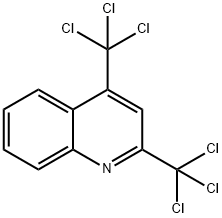 2,4-BIS(TRICHLOROMETHYL)QUINOLINE 结构式