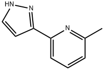 2-甲基-6-(1H-吡唑-3-基)吡啶 结构式