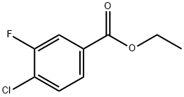 3-氟-4-氯甲酸乙酯 结构式