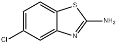 2-氨基-5-氯苯并噻唑 结构式