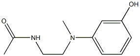 N-(2-{[(3-hydroxyphenyl)methyl]amino}ethyl)acetamide 结构式