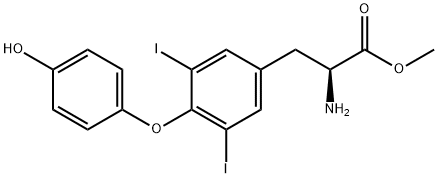 3,5-二碘-L-甲状腺原氨酸甲酯 结构式