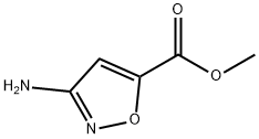 3-氨基异恶唑-5-甲酸甲酯 结构式